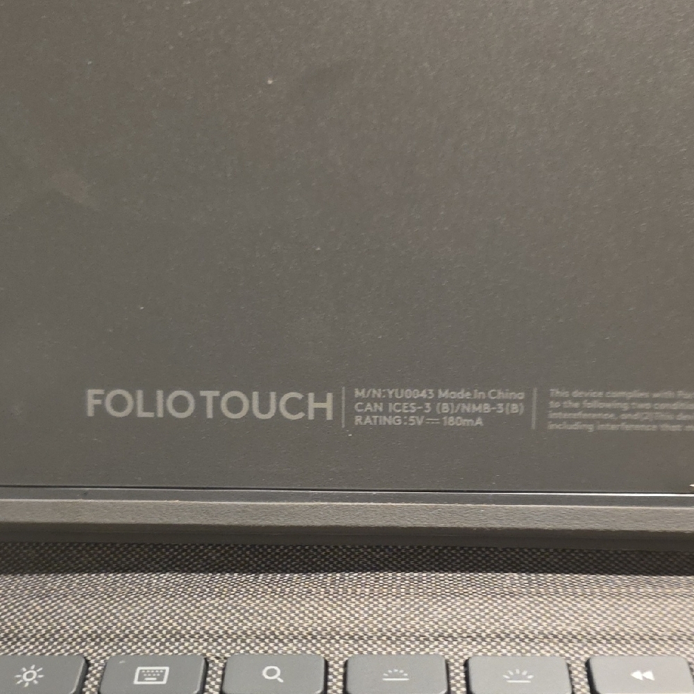 Logitech Gray Tablet Keyboard Folio - Picture 5 of 12